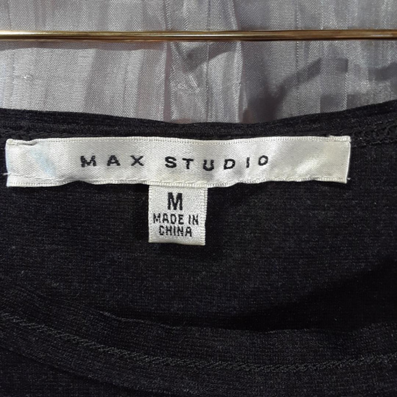 Max Studio Charcoal Grey Dress w/Side Zipper Sz M - Picture 4 of 7